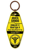 Arata Shindo Psycho-Pass 3 Curve Plate Key Chain Key Chain [USED]