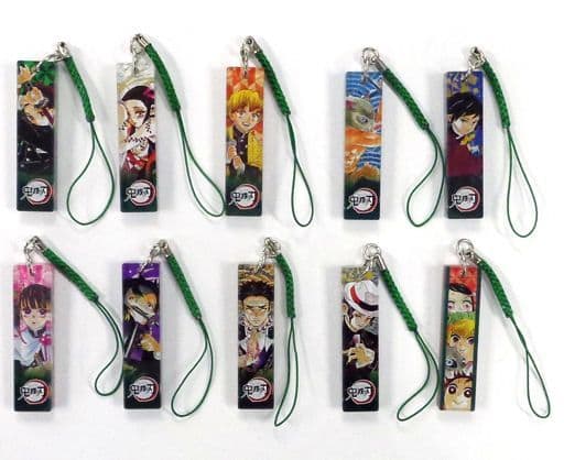 Kanao Tsuyuri, etc. Demon Slayer: Kimetsu no Yaiba Acrylic Netsuke Collection Part 2 Jump Shop Fair Limited All 10 Types Set Mascot [USED]