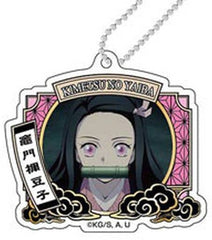 Nezuko Kamado A Demon Slayer: Kimetsu no Yaiba Decofla Acrylic Key Chain Vol.3 Nezuko Box Key Chain [USED]