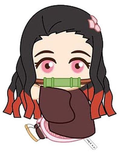 Nezuko Kamado Demon Slayer: Kimetsu no Yaiba Pitatto Mascot Key Chain [USED]