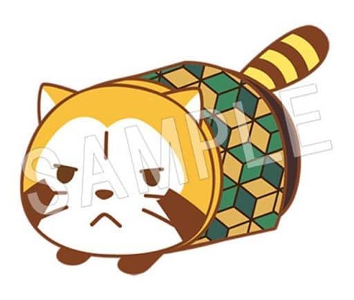 Giyu Tomiokau Demon Slayer: Kimetsu no Yaiba x Rascal Mochikororin Plush Mascot Plush Toys [USED]