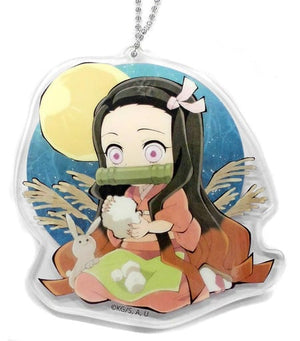 Nezuko Kamado Demon Slayer: Kimetsu no Yaiba Random Acrylic Charms ufotable Cafe Moon Viewing Event Limited Charm [USED]