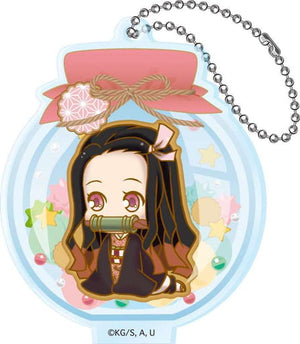 Nezuko Kamado Demon Slayer: Kimetsu no Yaiba Tojicolle Cookie Acrylic Keychain A Vol.3 Key Ring [USED]