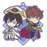Lelouch Suzaku 01 Code Geass: Lelouch of the Rebellion Big Rubber Strap Key Chain [USED]