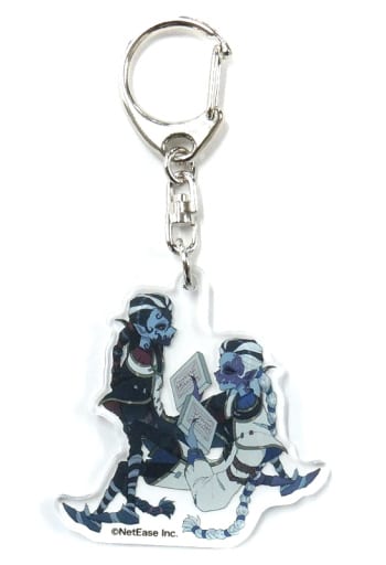 White and Black Guards Identity V Trading Acrylic Key Chains Hunters Ver. FamilyMart Limited Key Chain [USED]