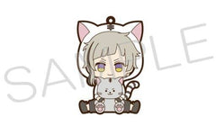 Atsushi Nakajima Bungo Stray Dogs Dakigurumi Rubber Strap Key Chain [USED]
