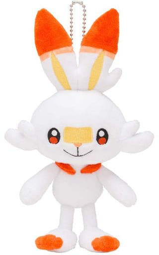 Scorbunny Pokemon Sword and Shield Mascot Pokemon Center Limited Key Chain [USED]
