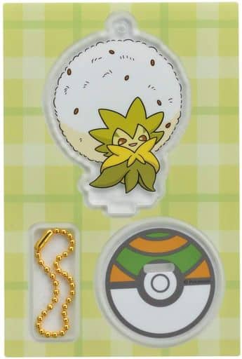 Eldegoss Pokemon Sword and Shield Acrylic Stand Keychain Pokemon Center Limited Key Chain [USED]