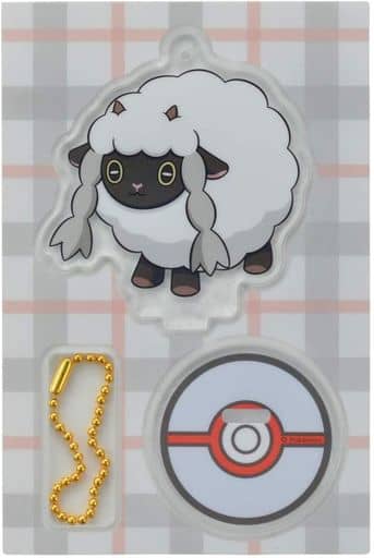 Wooloo Pokemon Sword and Shield Acrylic Stand Keychain Pokemon Center Limited Key Chain [USED]