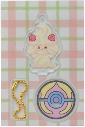 Alcremie Pokemon Sword and Shield Acrylic Stand Keychain Pokemon Center Limited Key Chain [USED]