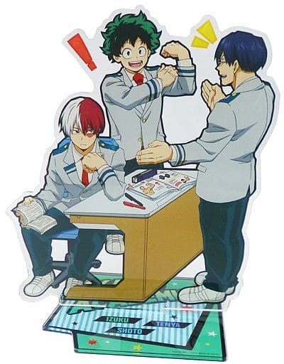My Hero Academia Izuku Midoriya Tenya Iida Shoto Todoroki Acrylic Stand Break Time Jump Festa 2020 Limited Acrylic Stands [USED]
