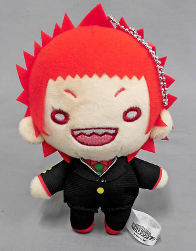 Eijirou Kirishima Party My Hero Academia Nitotan Plush Toy with Ball Chain Jump Festa 2020 Limited Key Chain [USED]