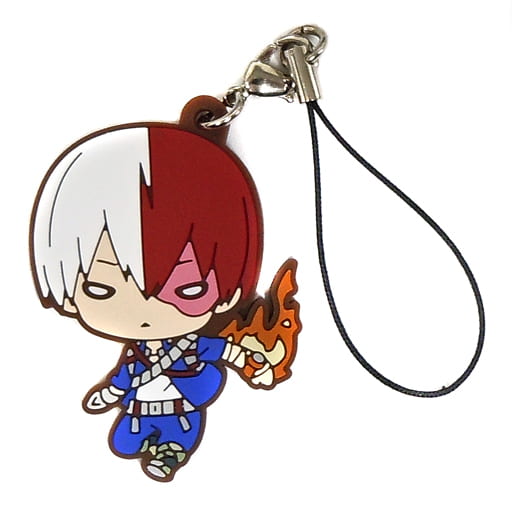 Shoto Todoroki My Hero Academia Nitotan Survival Rubber Mascot Jump Festa 2020 Limited Key Chain [USED]