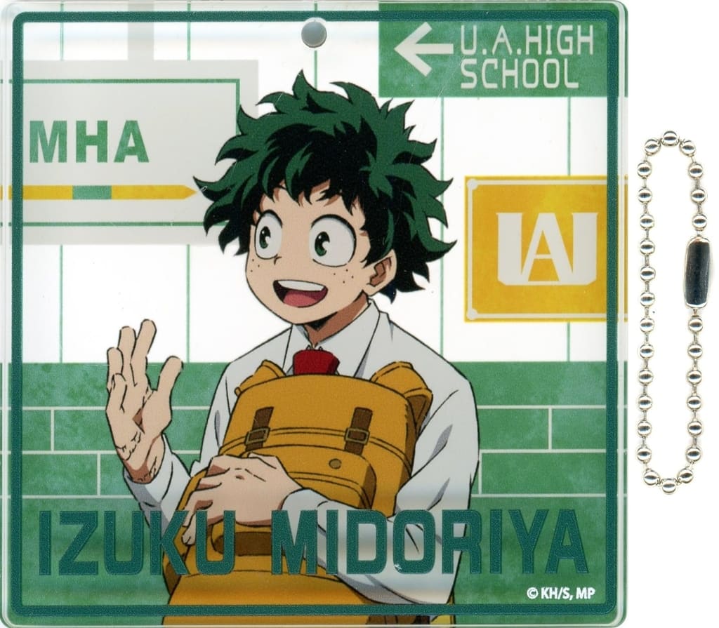 My Hero Academia Izuku Midoriya Special Big Blocky Jump Festa 2020 Limited Omikuji Super Great Good Luck, Great Good Luck, Great Misfortune, Super Great Misfortune Prize Keychains [USED]
