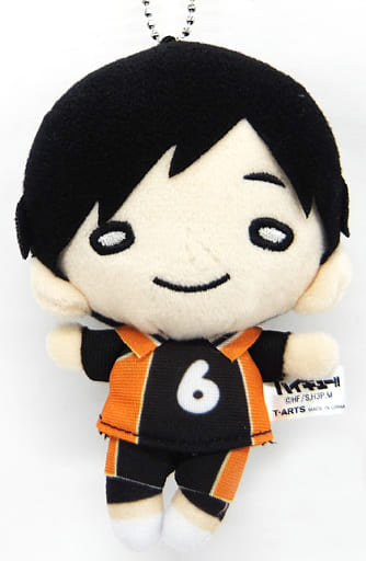 Chikara Ennoshita Haikyu!! Nitotan Plush Toy with Ball Chain Key Chain [USED]