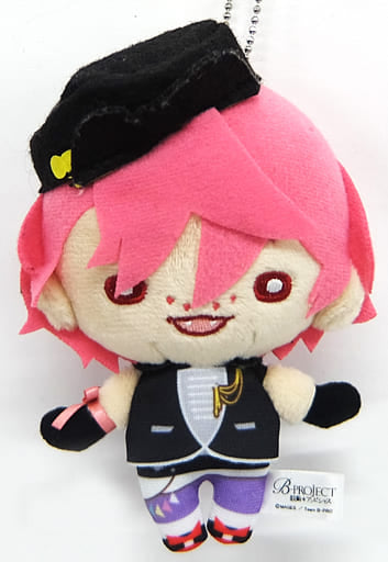 Asyuu Yuuta B-PROJECT Kodou Ambitious Nitotan Plush Toy with Ball Chain Key Chain [USED]