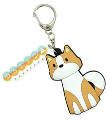 Rin Shima's Favorite Dog Laid-Back Camp Rubber Key Chain Key Chain [USED]