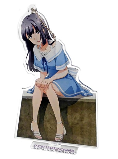 Shoko Makinohara Rascal Does Not Dream of Bunny Girl Senpai Acrylic Stand Keychain Big Don Quijote Limited Key Chain [USED]