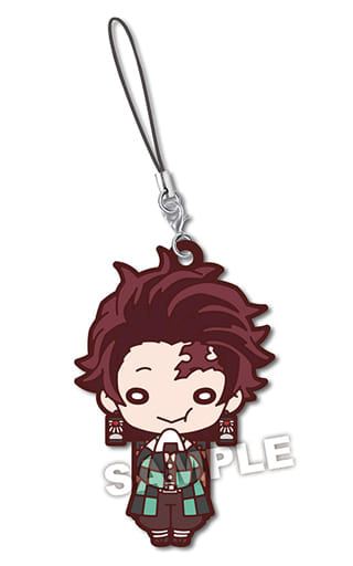 Tanjiro Kamado Demon Slayer: Kimetsu no Yaiba Nitotan Rubber Mascot Vol.3 Key Chain [USED]