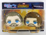 Steve Bucky Avengers: Infinity War Omanjuu Niginigi Mascot Pair Vol.2 Ensky Shop Limited Key Ring [USED]