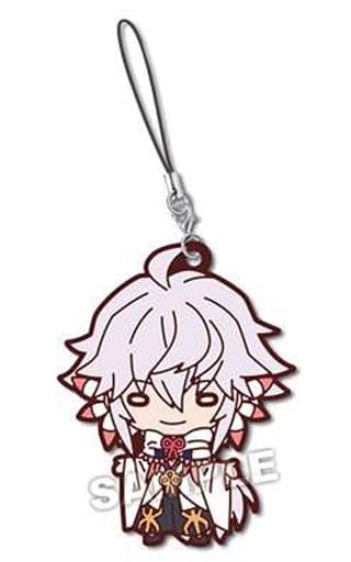 Caster Merlin Fate/Grand Order - Absolute Demonic Front: Babylonia Nitotan Rubber Mascot Key Chain [USED]