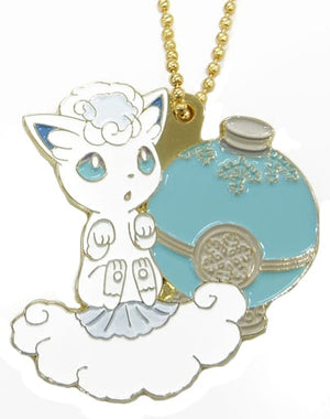 Alolan Vulpix Pokemon Ichiban Kuji Metal Charm For You Romantic Dresser Prize G Charm [USED]