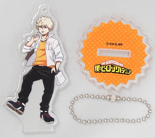 My Hero Academia Katsuki Bakugo Acrylic Stand Keychain Hero's Holiday at Marui Exclusive Keychains [USED]