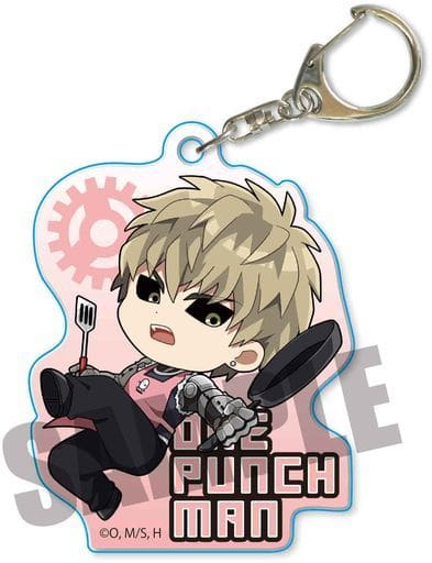 Genos C One Punch Man Action Series Acrylic Key Chain Key Chain [USED]
