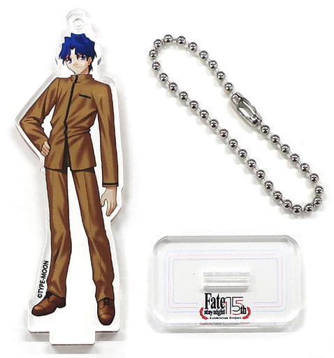 Shinji Matou Fate/stay night Acrylic Mascot Type-Moon Exhibition Fate/Stay Night: 15 Years of Trajectory Limited Key Chain [USED]