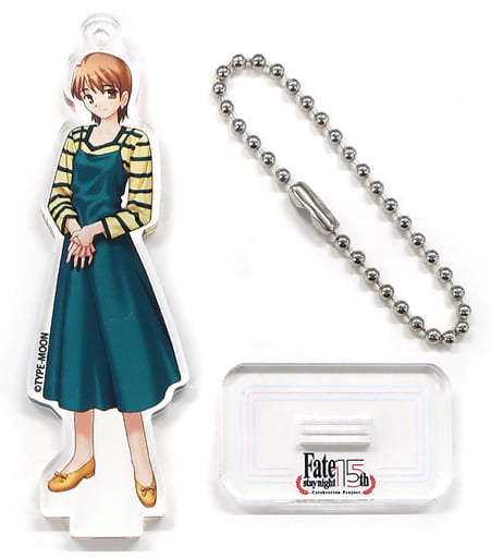 Taiga Fujimura Fate/stay night Acrylic Mascot Type-Moon Exhibition Fate/Stay Night: 15 Years of Trajectory Limited Key Chain [USED]