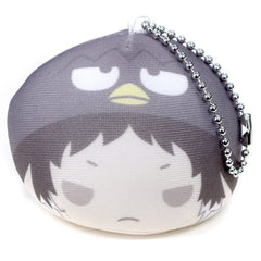 Ryunosuke Akutagawa Bungo Stray Dogs x Sanrio Characters Omanjuu Niginigi Mascot Key Ring [USED]