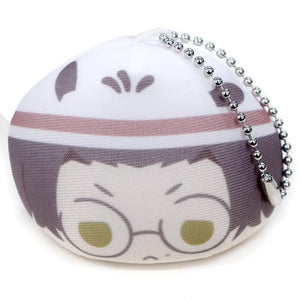 Ango Sakaguchi Bungo Stray Dogs x Sanrio Characters Omanjuu Niginigi Mascot Mascot Key Chain [USED]