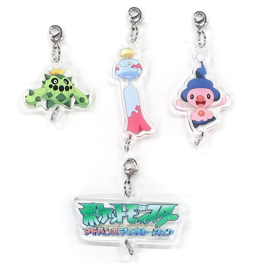 Chimecho Cacnea Mime Jr. Pokemon Team Rocket Acrylic Charm Collection Village Vanguard Limited Charm [USED]