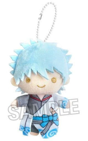 Gintoki Sakata Gintama X Sanrio Characters Yubi no Ue Series Key Chain [USED]