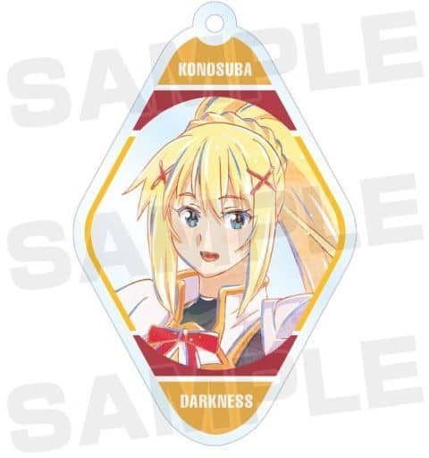 Darkness KonoSuba: God's Blessing on this Wonderful World! Legend of Crimson Ani-Art Trading Acrylic Key Chain Key Chain [USED]