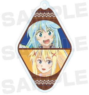 Aqua Darkness KonoSuba: God's Blessing on this Wonderful World! Legend of Crimson Ani-Art Trading Acrylic Key Chain Key Chain [USED]