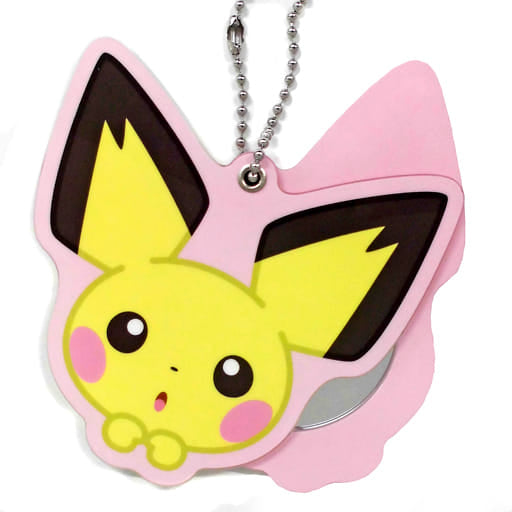 Pichu Pokemon Acrylic Mirror Charm Collection Hoppe Daishugo Pokemon Center Limited Charm [USED]