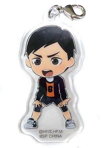 Chikara Ennoshita Haikyu!! TO THE TOP Ichiban Kuji Tsuwamono Shuugou! Acrylic Charm Kyun Chara Illustrations Karasuno Prize H Charm [USED]