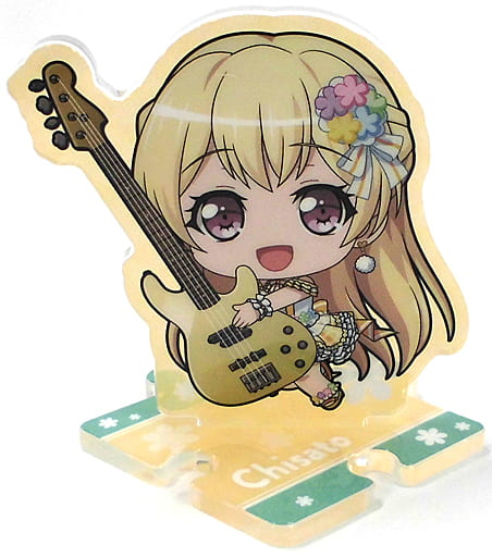 Chisato Shirasagi BanG Dream! Girls Band Party! Trading Tsunagaru Petit Acrylic Stand Vol.2 Epos Card Debut Commemorative Event in Marui Exclusive Acrylic Stand [USED]