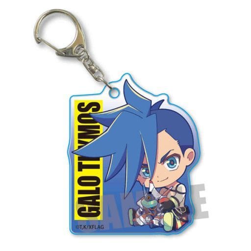 Galo Thymos Promare Gyugyutto Acrylic Key Chain Key Ring [USED]