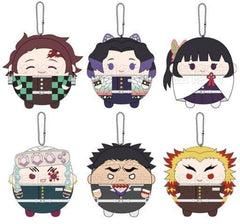 Shinobu Kocho, etc. Demon Slayer: Kimetsu no Yaiba Fuwakororin 2 All 6 Types Set Key Chain [USED]