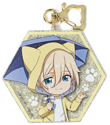 Eichi Tenshouin Ensemble Stars! Acrylic Key Chain Namja Town Search! Find! Hide And Seek Limited Puni Puni! Nikukyu Hide And Seek Prize A Key Chain [USED]