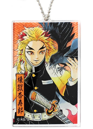 Kyojuro Rengoku Demon Slayer: Kimetsu no Yaiba Acrylic Key Chain Collection Key Chain [USED]