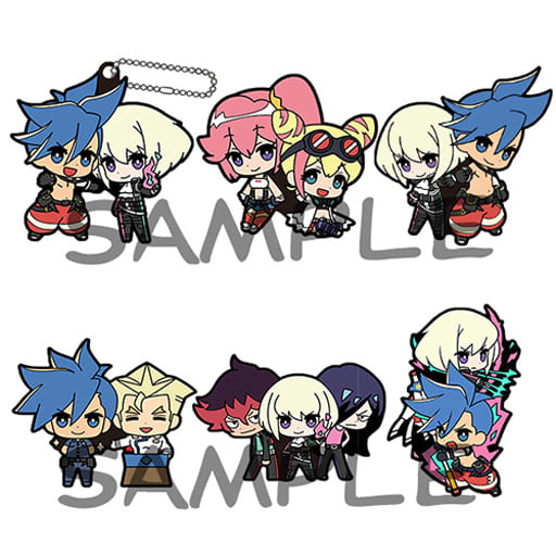 Garo, etc. Promare Buddycolle Rubber Mascot All 6 Types Set Key Ring [USED]