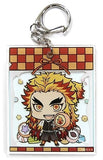 Kyojuro Rengoku Demon Slayer: Kimetsu no Yaiba Petit Coro Series Trading Acrylic Key Chains Hashira Ver. Fujiiro Shopping Street Amiami Street in Akihabara Limited Key Chain [USED]