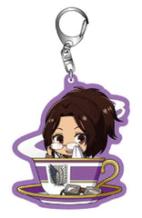 Hange Zoe Attack on Titan Cup in Series Trading Acrylic Key Chains Key Chain [USED]