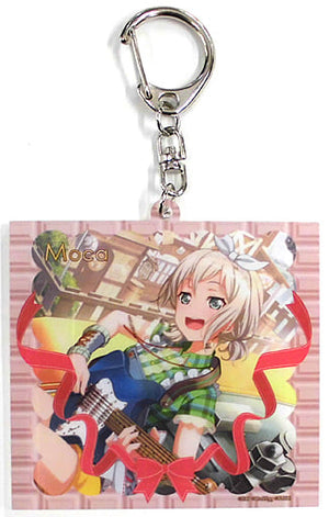 Aoba Moka Bang Dream! Girls Band Party! Chocolate Motif Acrylic Key Chain Key Ring [USED]