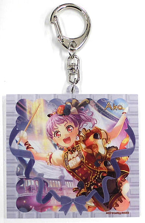 Udagawa Ako Bang Dream! Girls Band Party! Chocolate Motif Acrylic Key Chain Key Ring [USED]