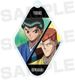 Yusuke Urameshi Kazuma Kuwabara Yu Yu Hakusho Newly Drawn Illustration Trading Acrylic Key Chains Hakama Ver. Key Chain [USED]