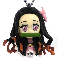 Nezuko Kamado 2 Demon Slayer: Kimetsu no Yaiba Deformed Mascot Key Chain [USED]